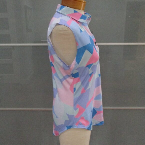 Full Wedge Golf Sleeveless Golf Shirt - Picture 4 of 6